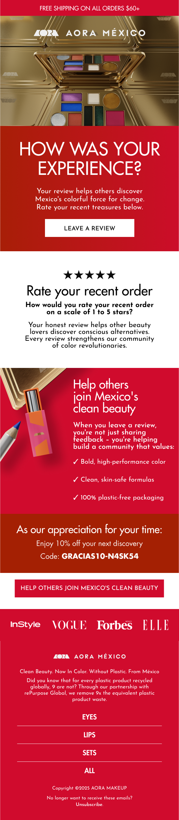 Review request email example