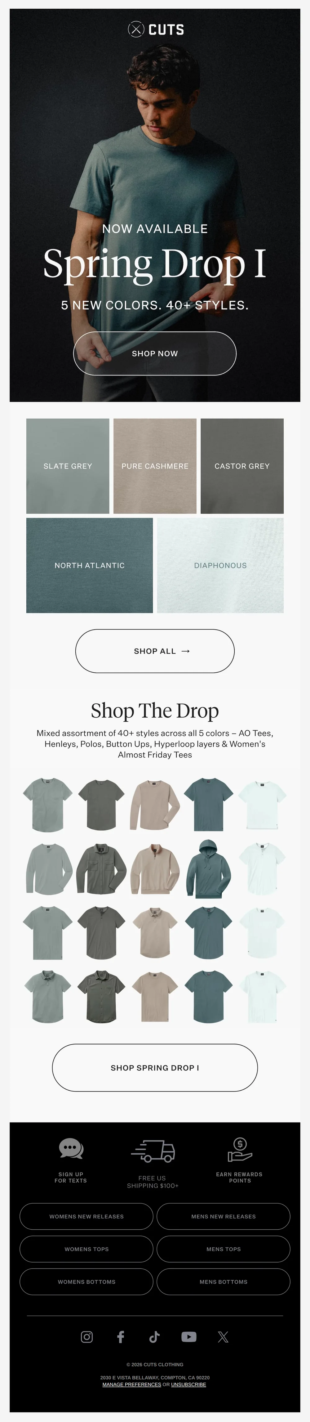 5 NEW colors - 40+ styles