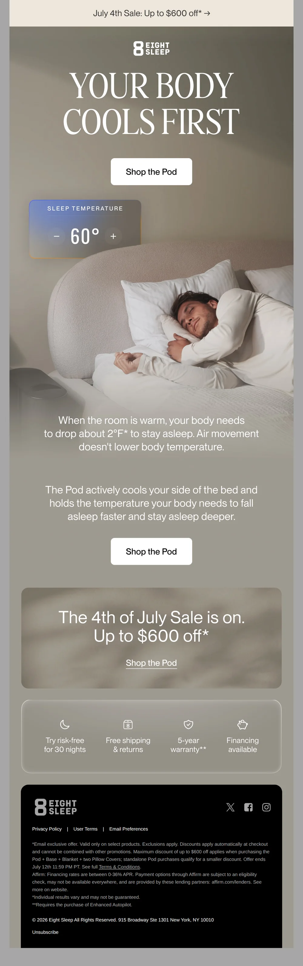 Want to fall asleep faster this summer?*