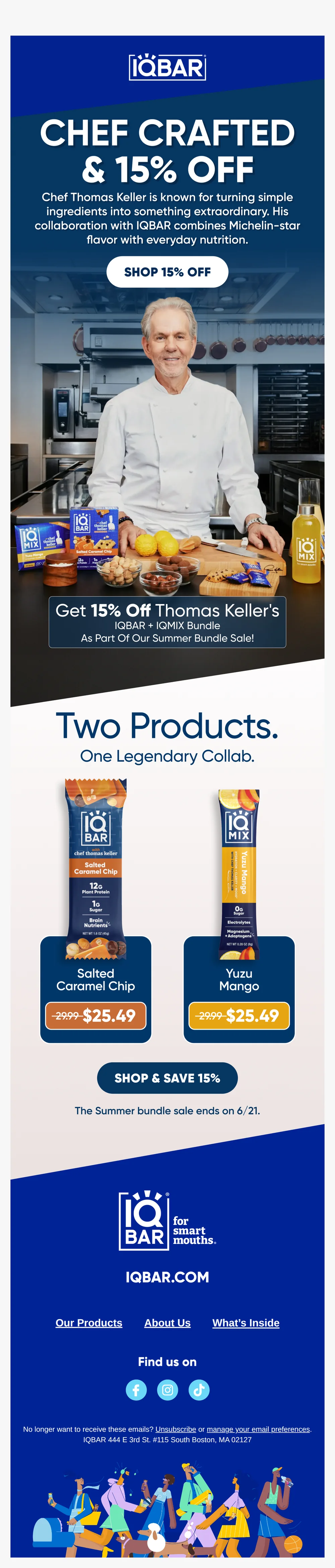 Michelin-star flavor. 15% off. 🍫
