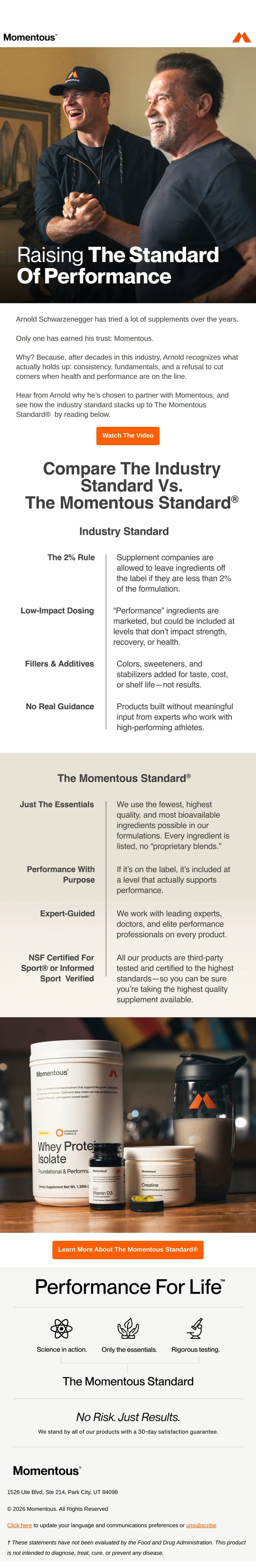 Industry Standard vs. Momentous Standard