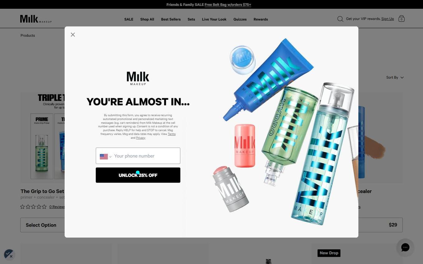 Milk Makeup - Alia Popup Phone Step Before