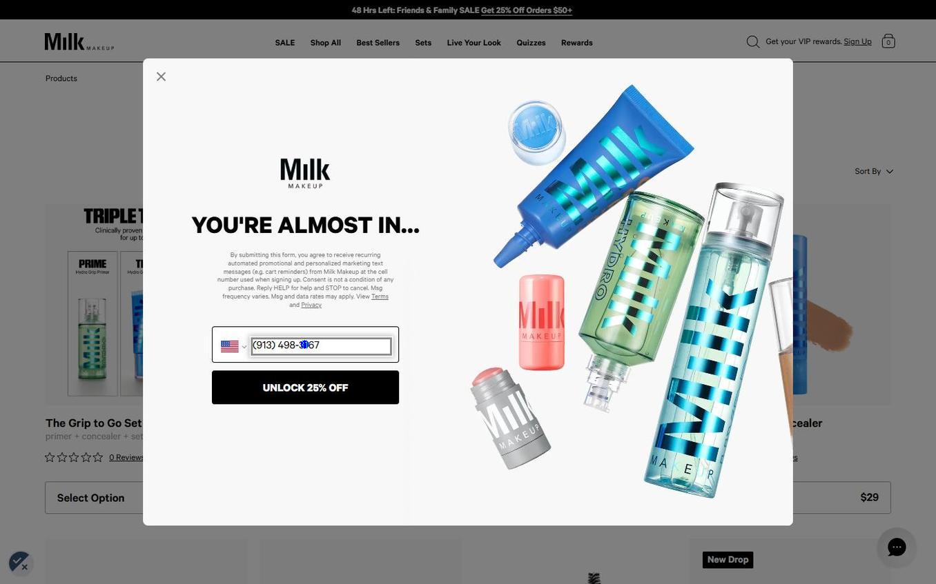 Milk Makeup - Alia Popup Phone Entered