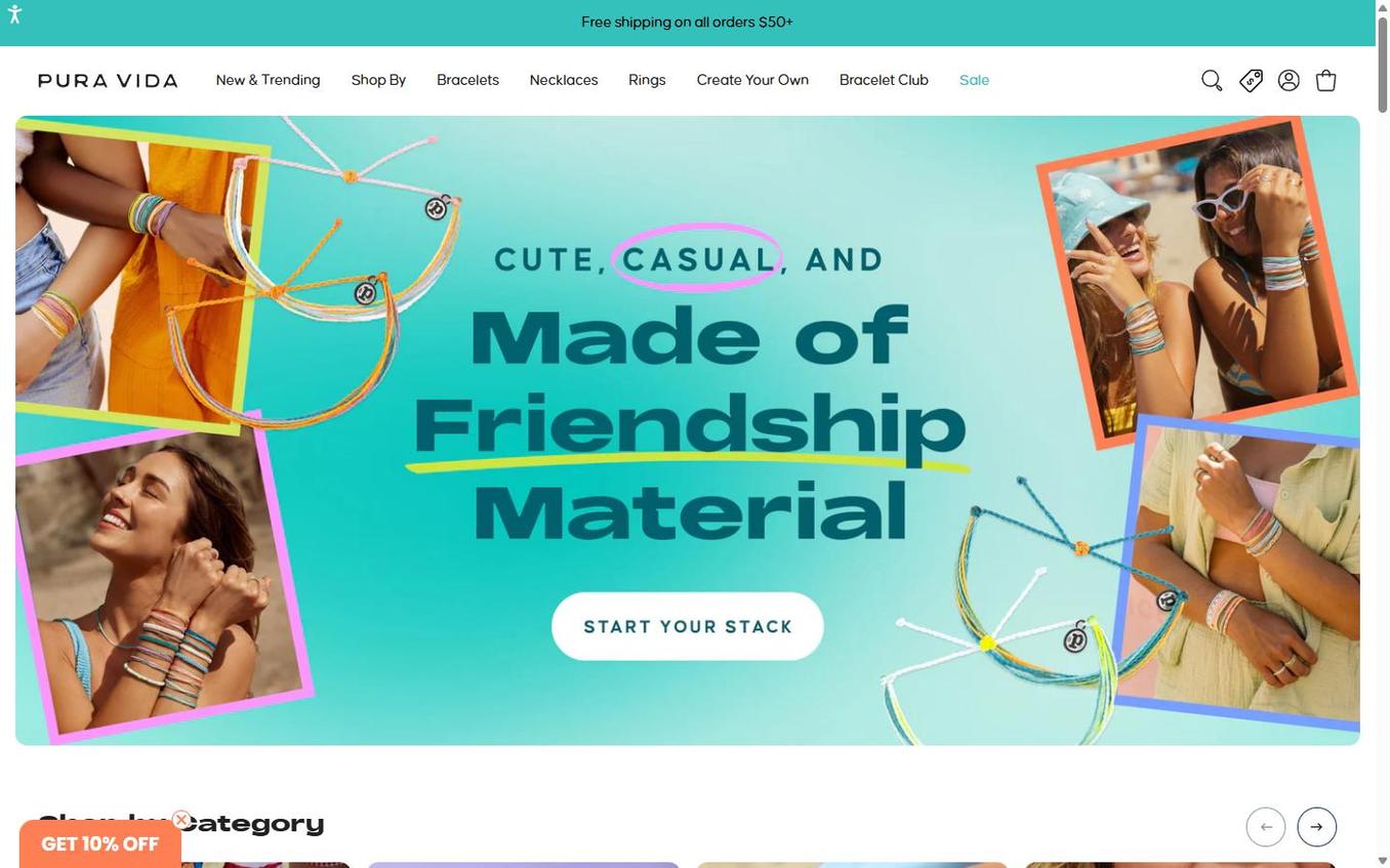 Pura Vida - Teaser Bar Visible