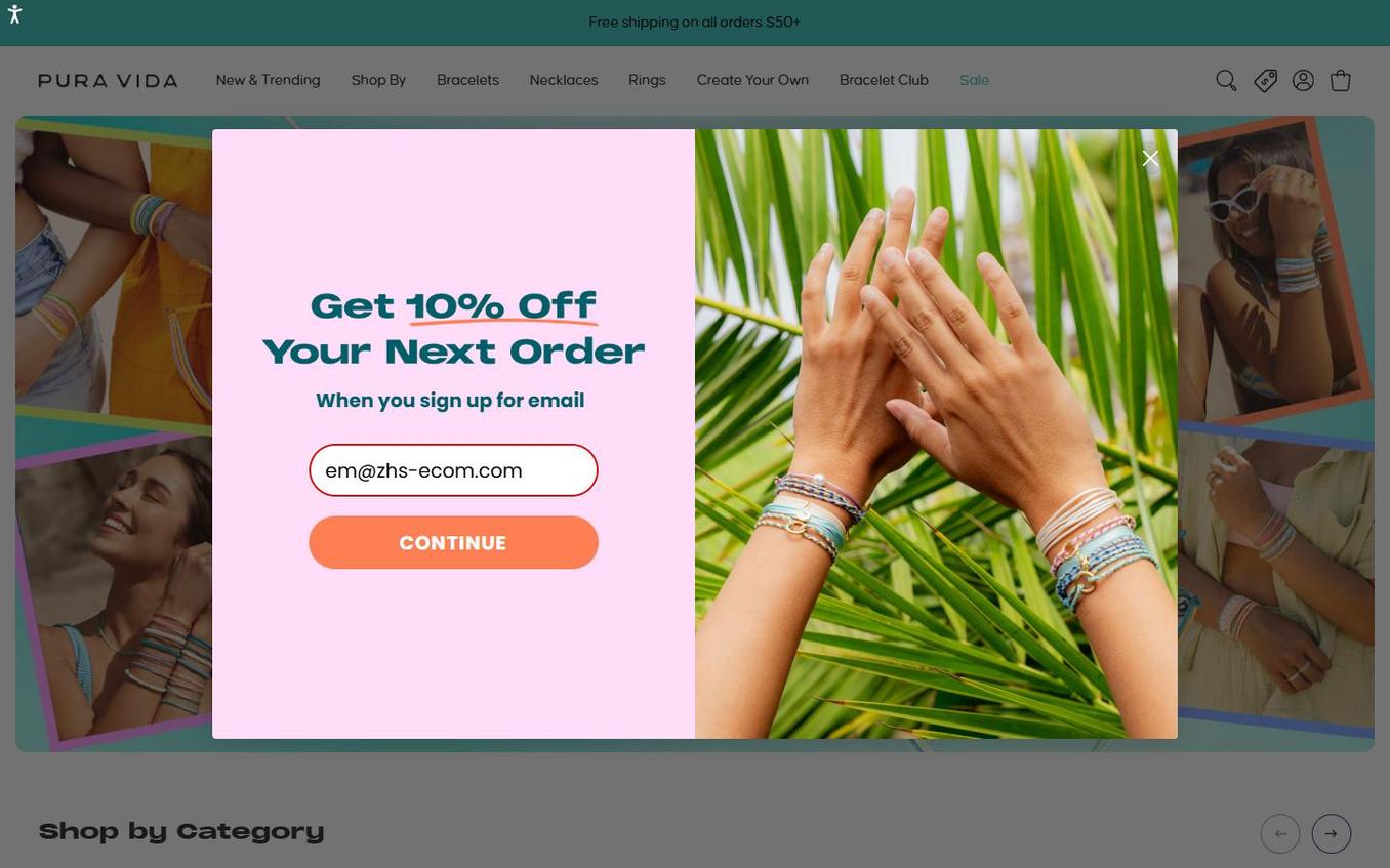 Pura Vida - Popup Email Entered