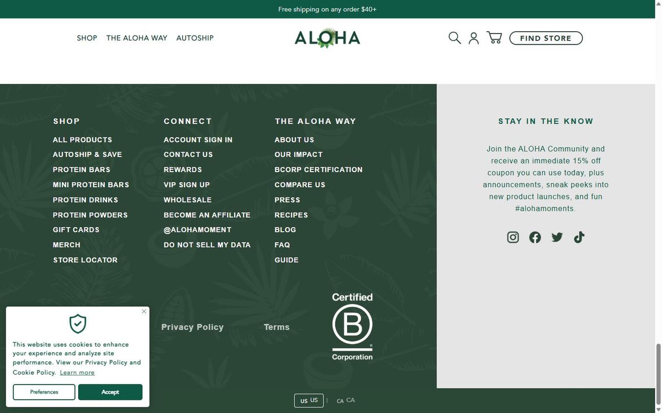 Aloha - Scrolled 50 Percent