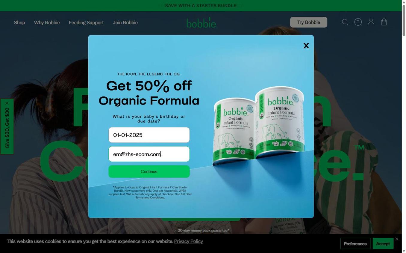 Bobbie - Popup Step2 Form Filled