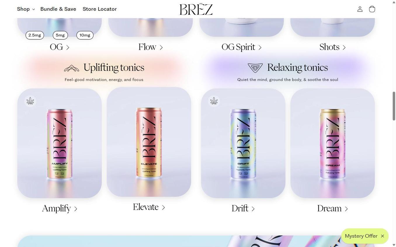 Brez - Page Scrolled 50percent