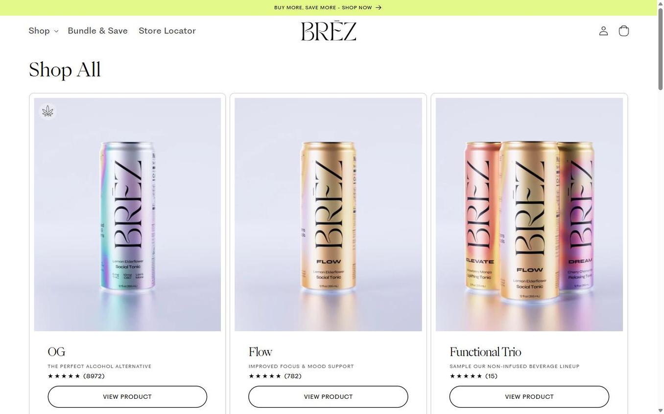 Brez - Shop All After Popup Flow