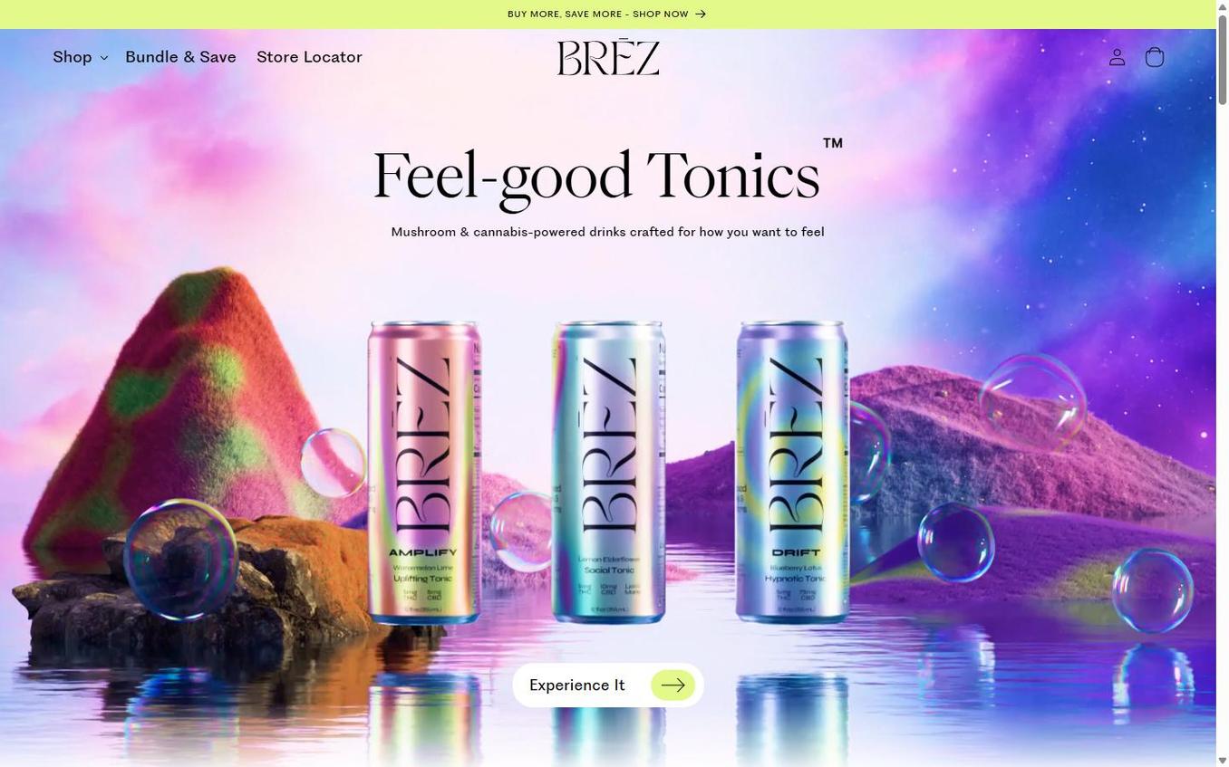 Brez - Final Homepage After Popup Flow