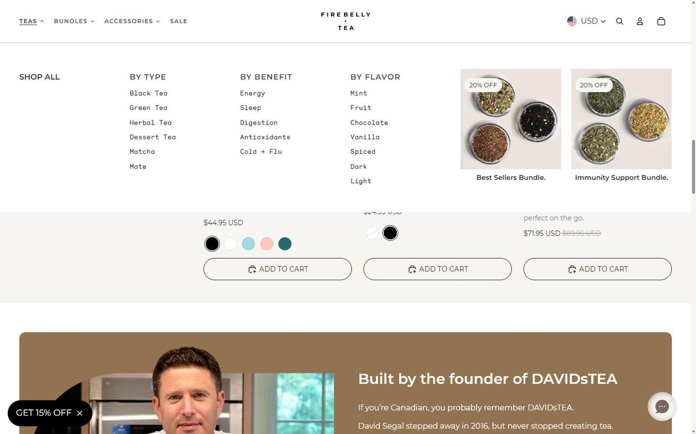 Firebelly Tea - Scrolled 50pct With Teaser Bar