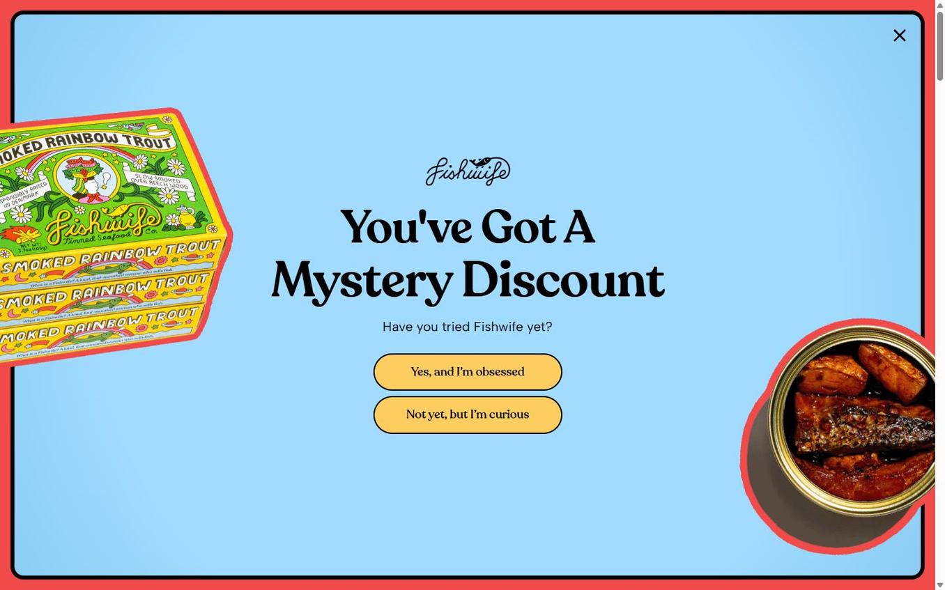 Fishwife - Popup Step1 Survey Question