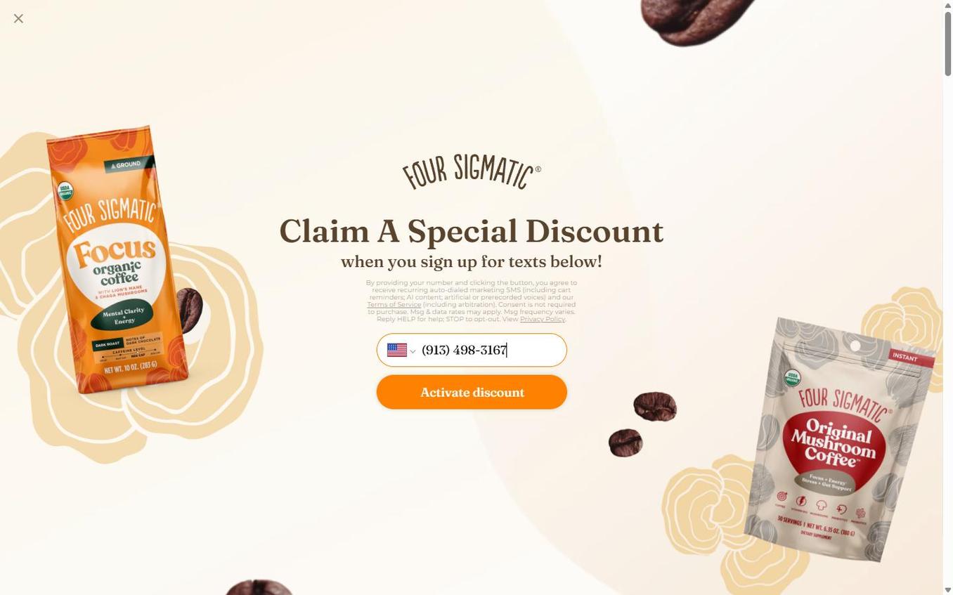 Four Sigmatic - Popup Step3 Phone Typed