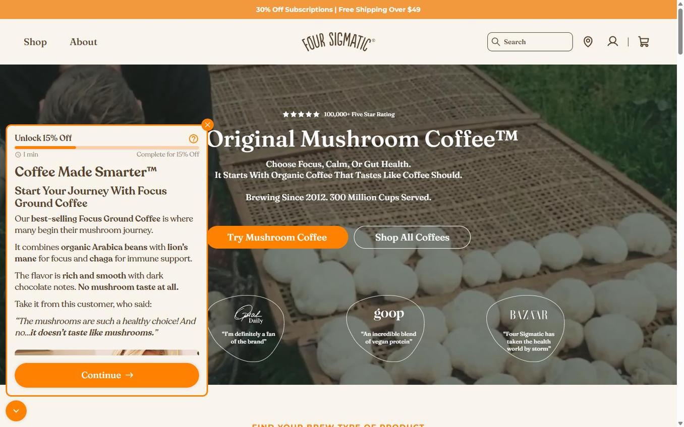 Four Sigmatic - Popup Step5 Coffee Smarter Content