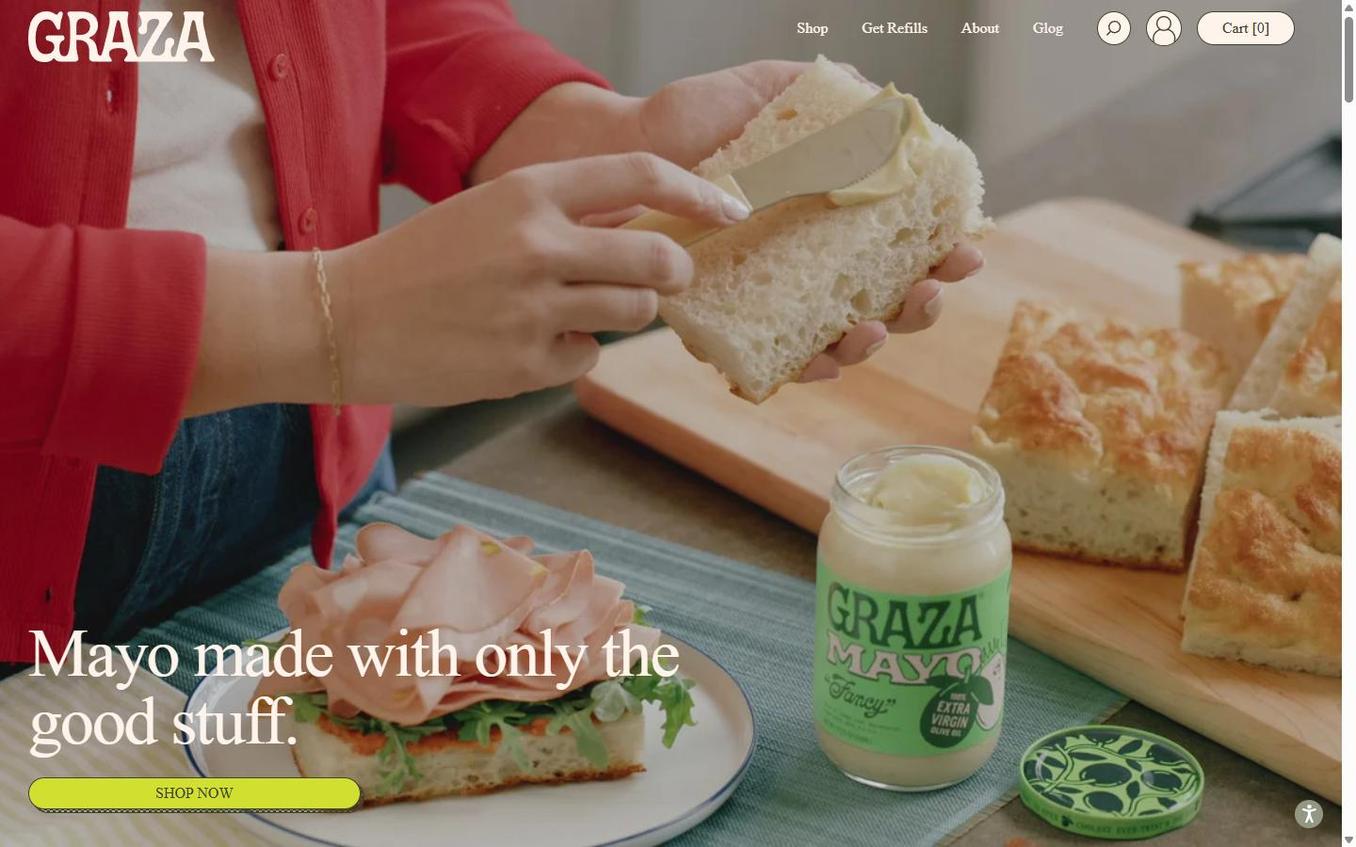 Graza - Initial Page Load