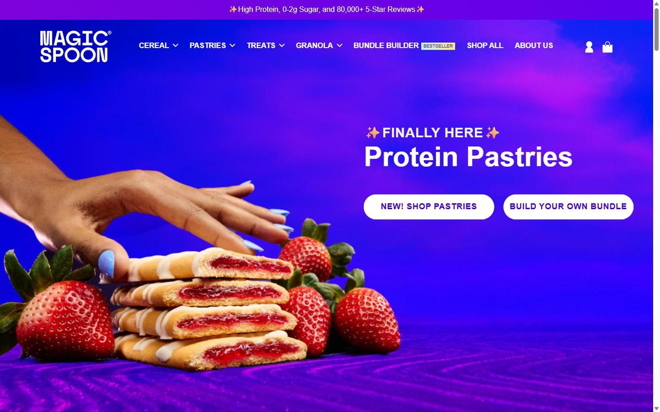 Magic Spoon - Homepage