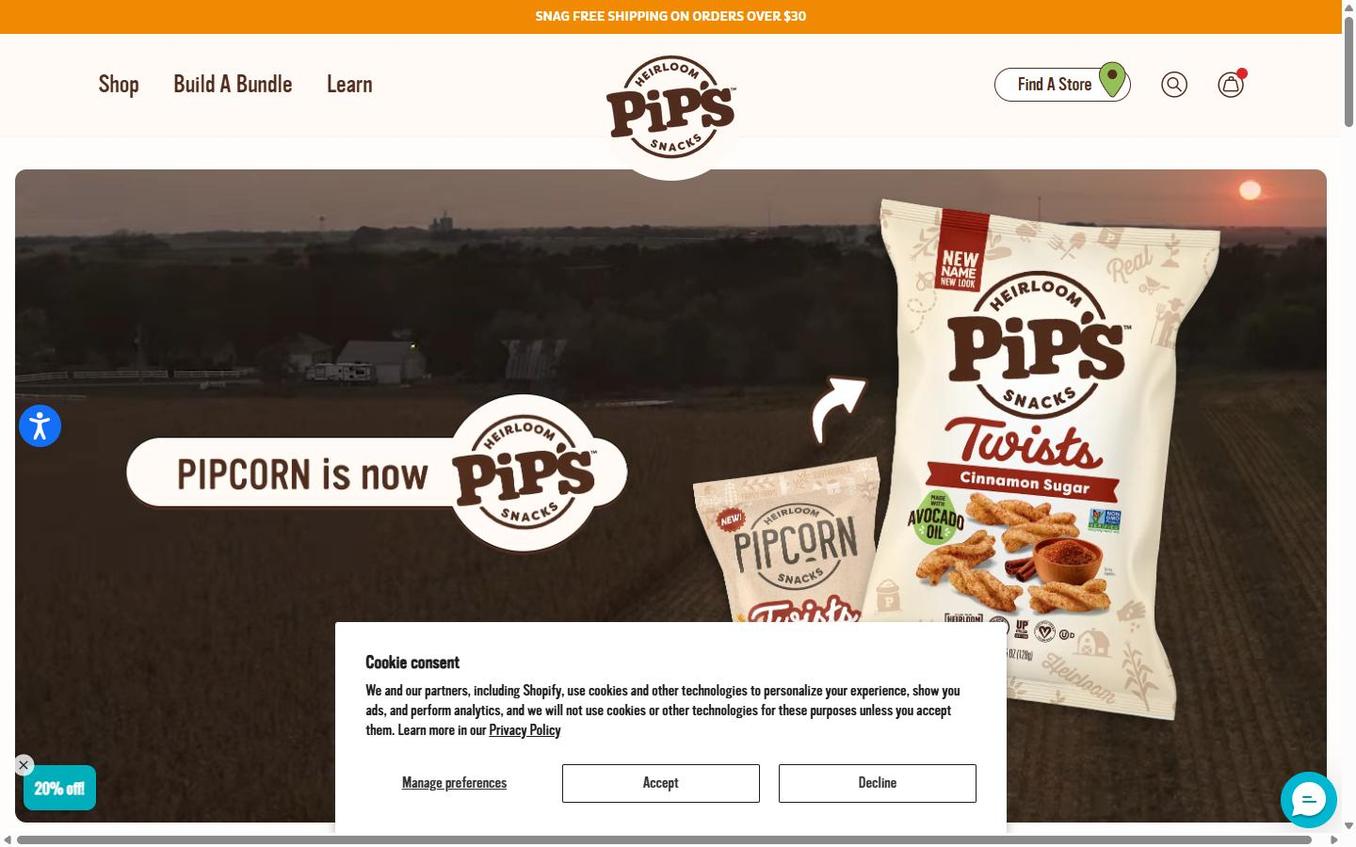 Pipcorn - Teaser Bar Appeared