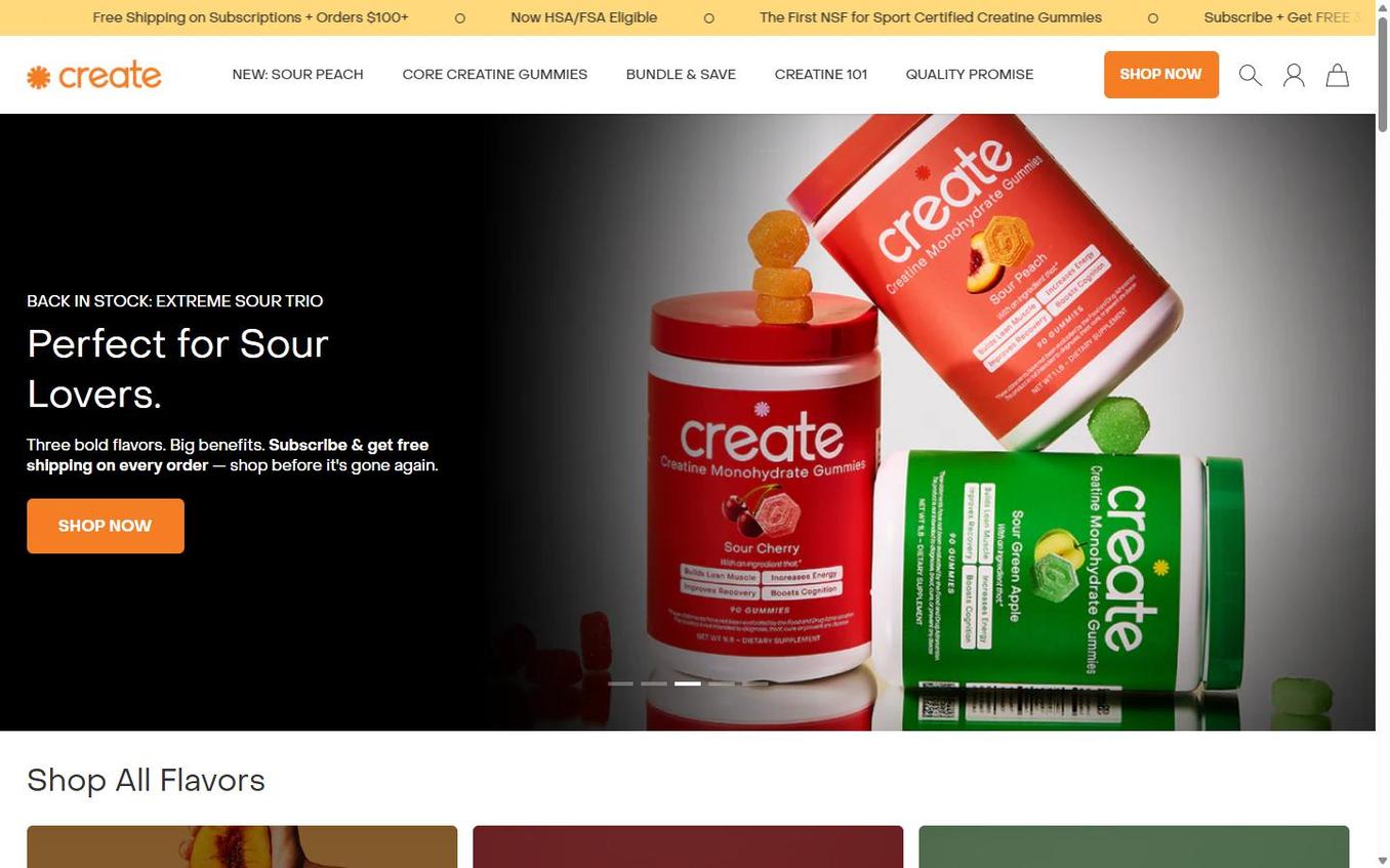 Create Wellness - Final Page No Popup State