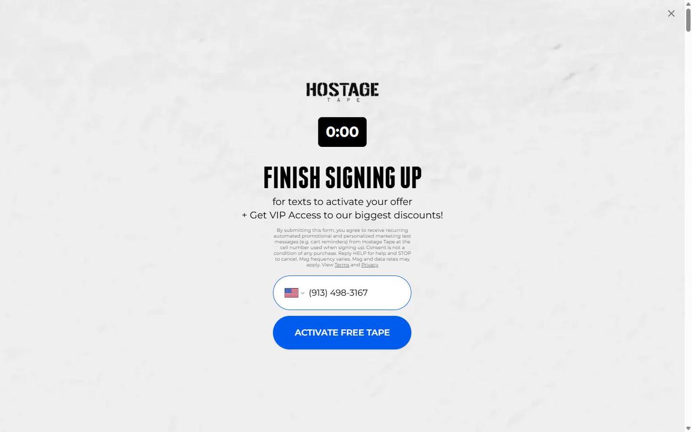 Hostage Tape - Sms Phone Step