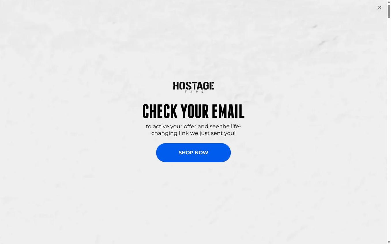 Hostage Tape - Thank You Confirmation