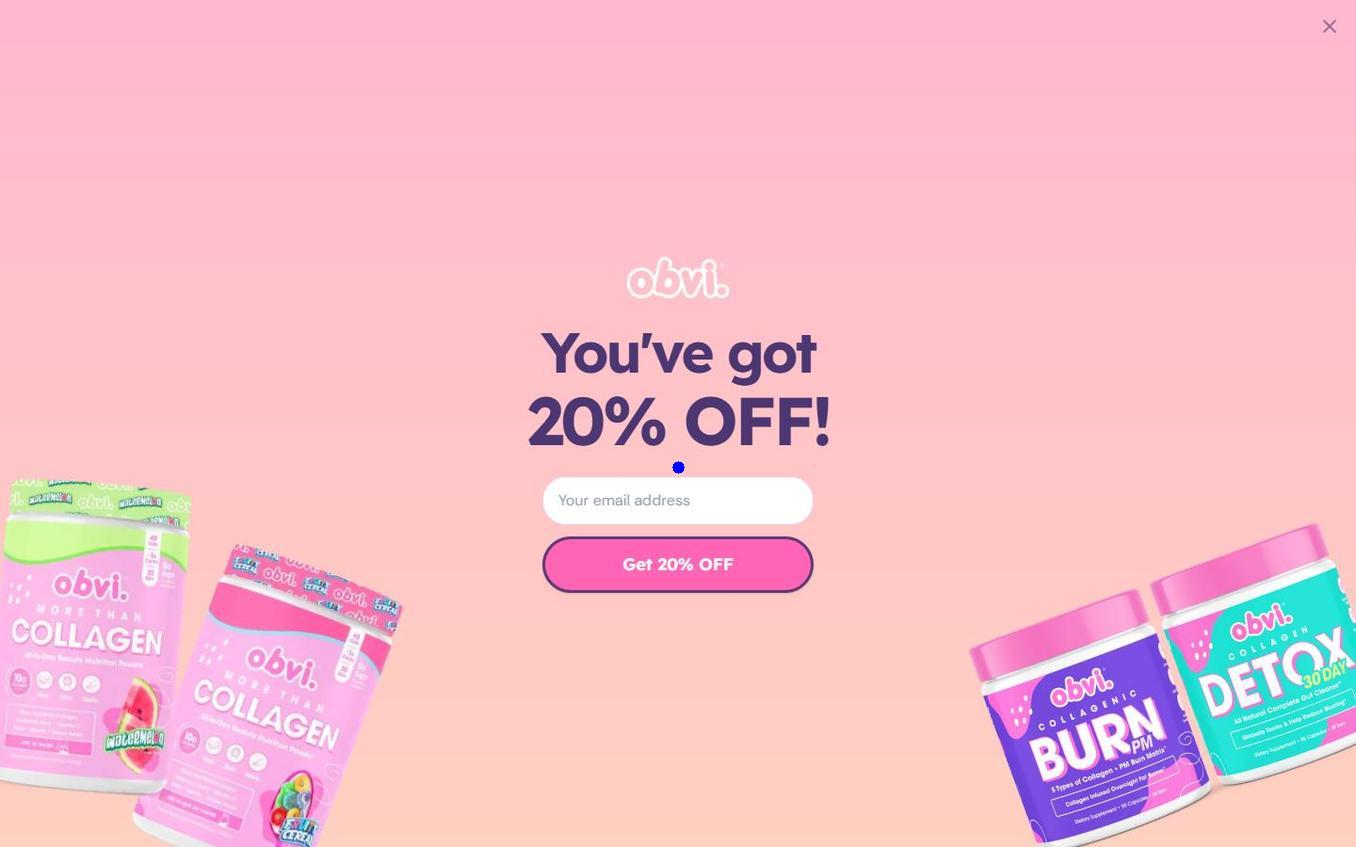 Obvi - Popup Step2 Email Before