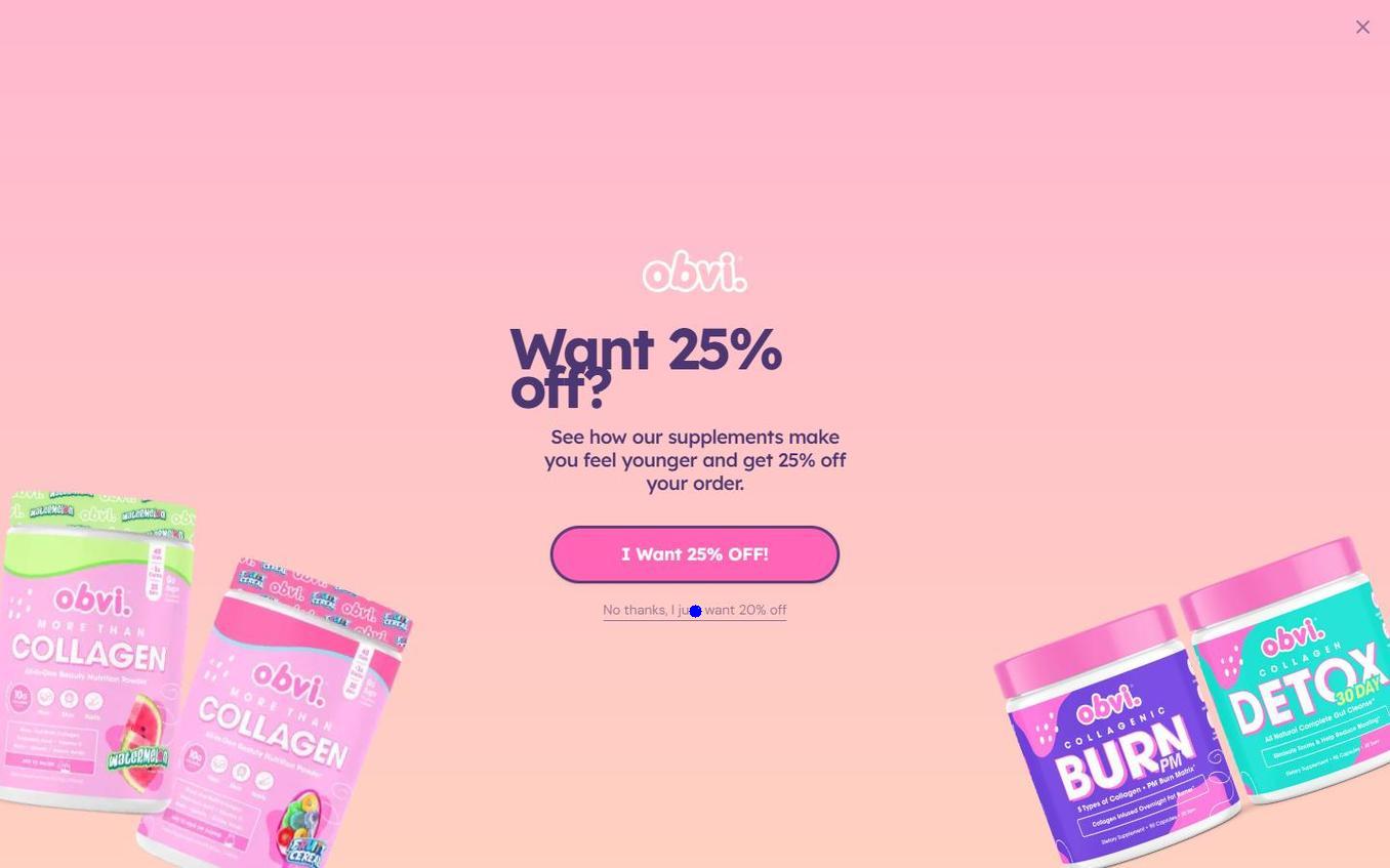 Obvi - Popup Step4 Upsell 25percent