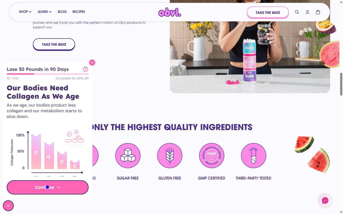 Obvi - Popup Step6 Collagen Info