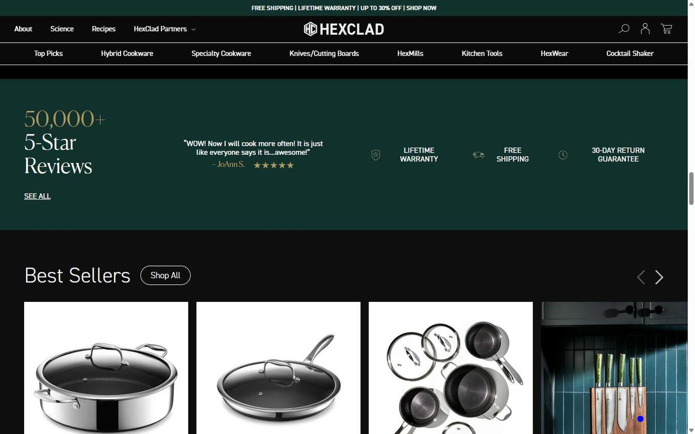 HexClad - Scroll 50 Percent