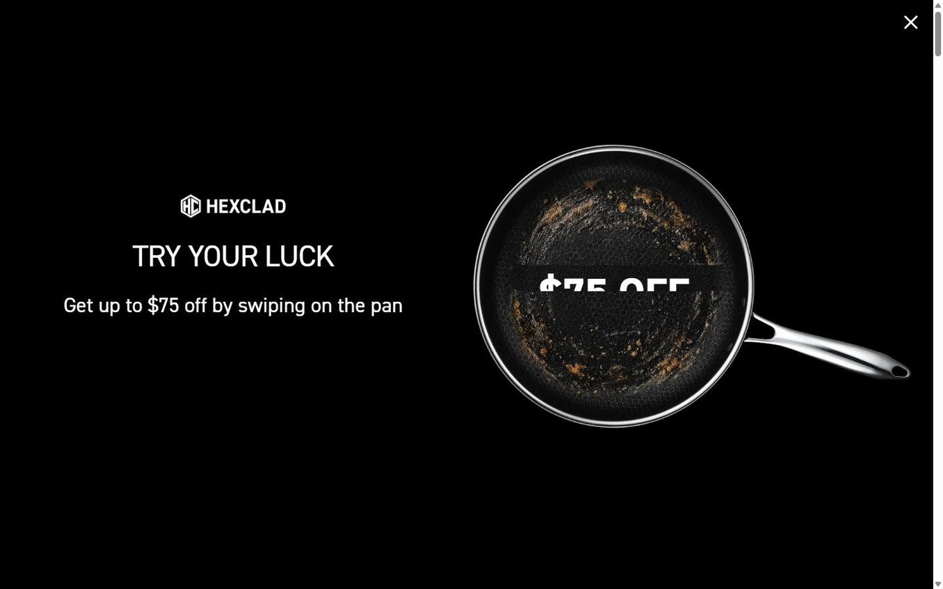 HexClad - Swipe Revealing Discount