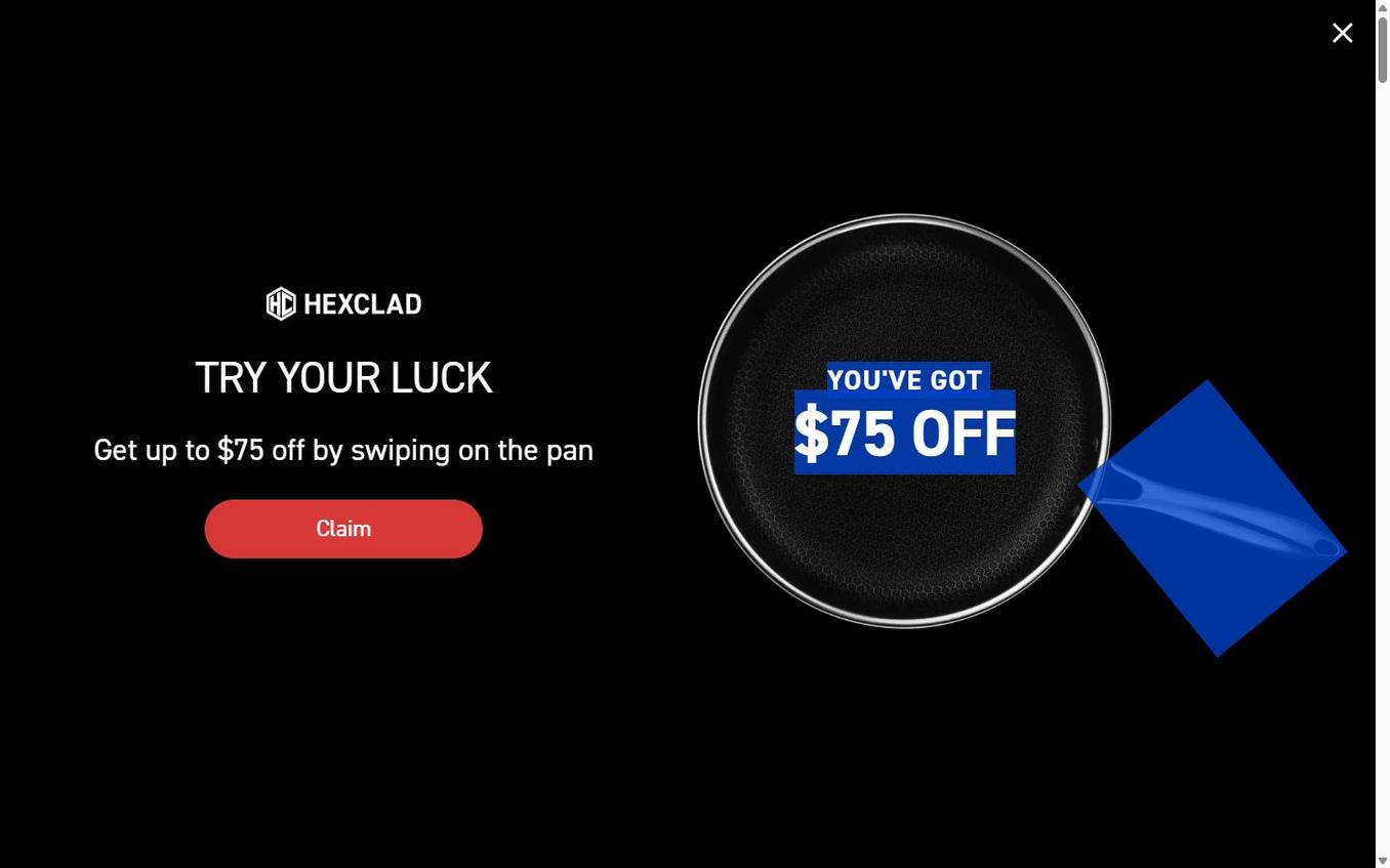 HexClad - Claim Button Appeared