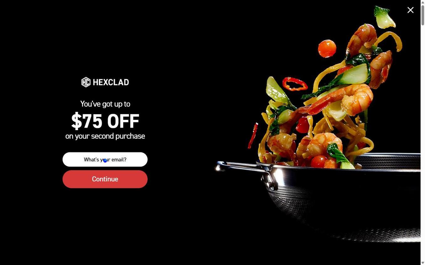 HexClad - Email Step Before