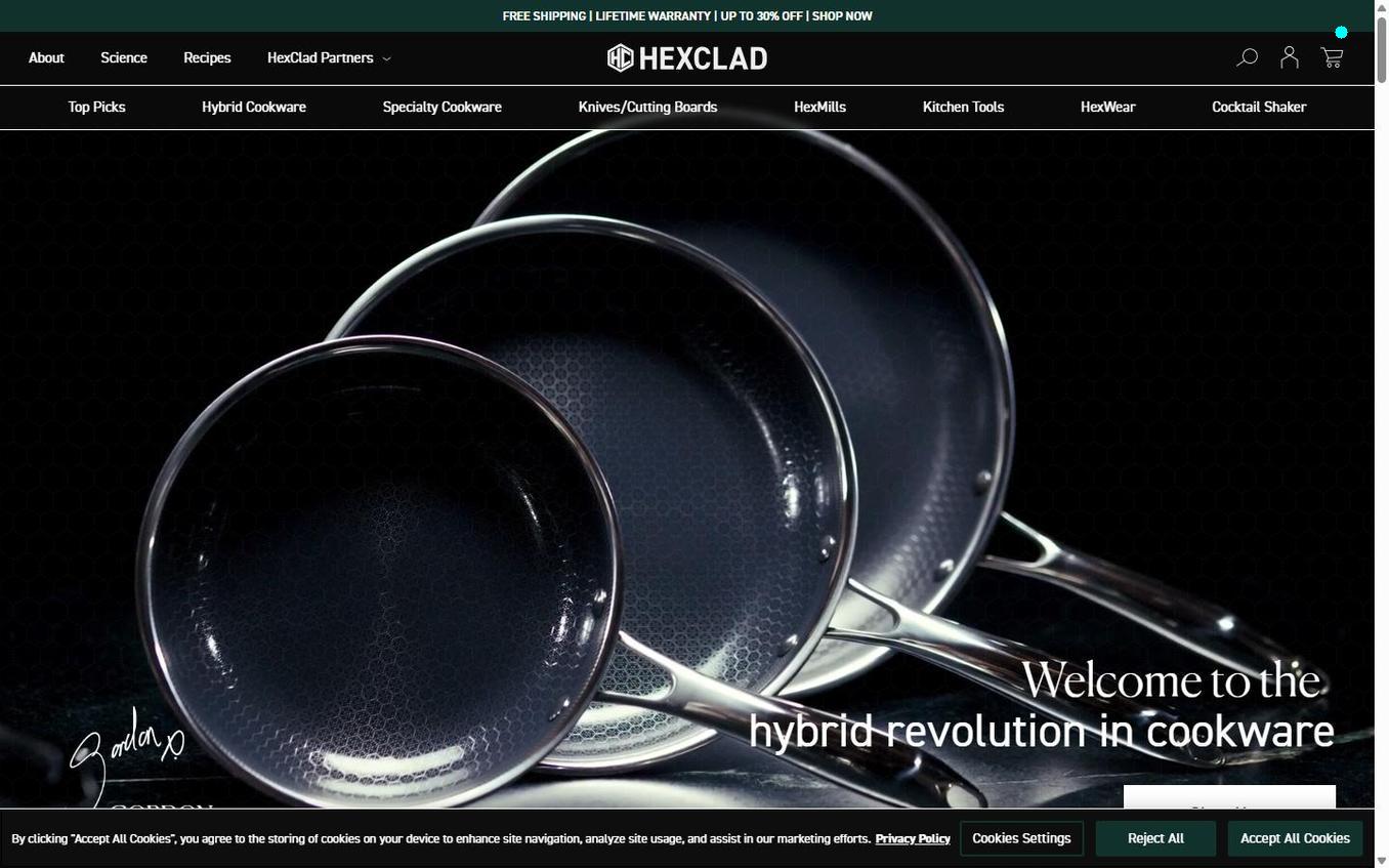 HexClad - Page After Popup Closed