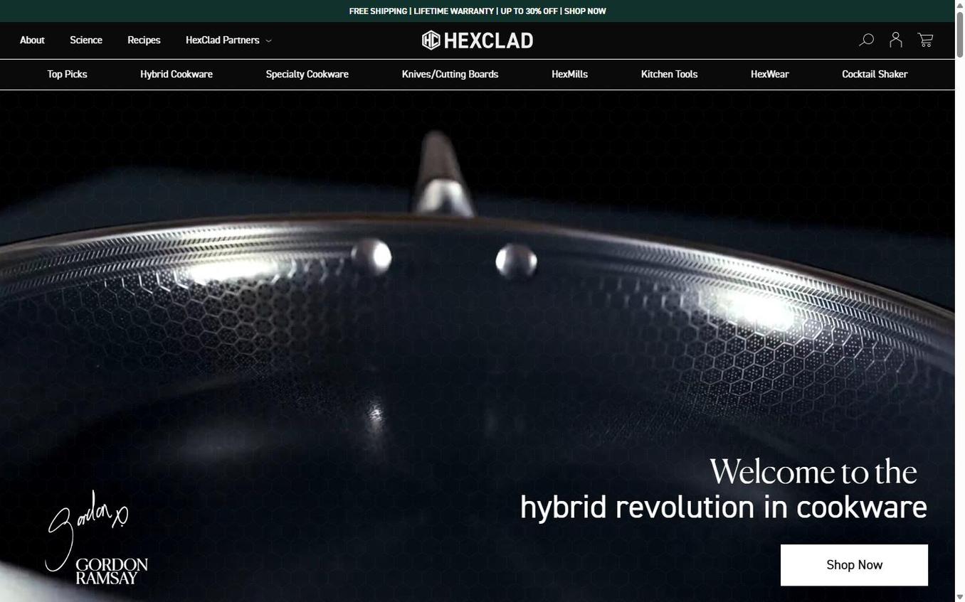 HexClad - Page Scrolled Back Up