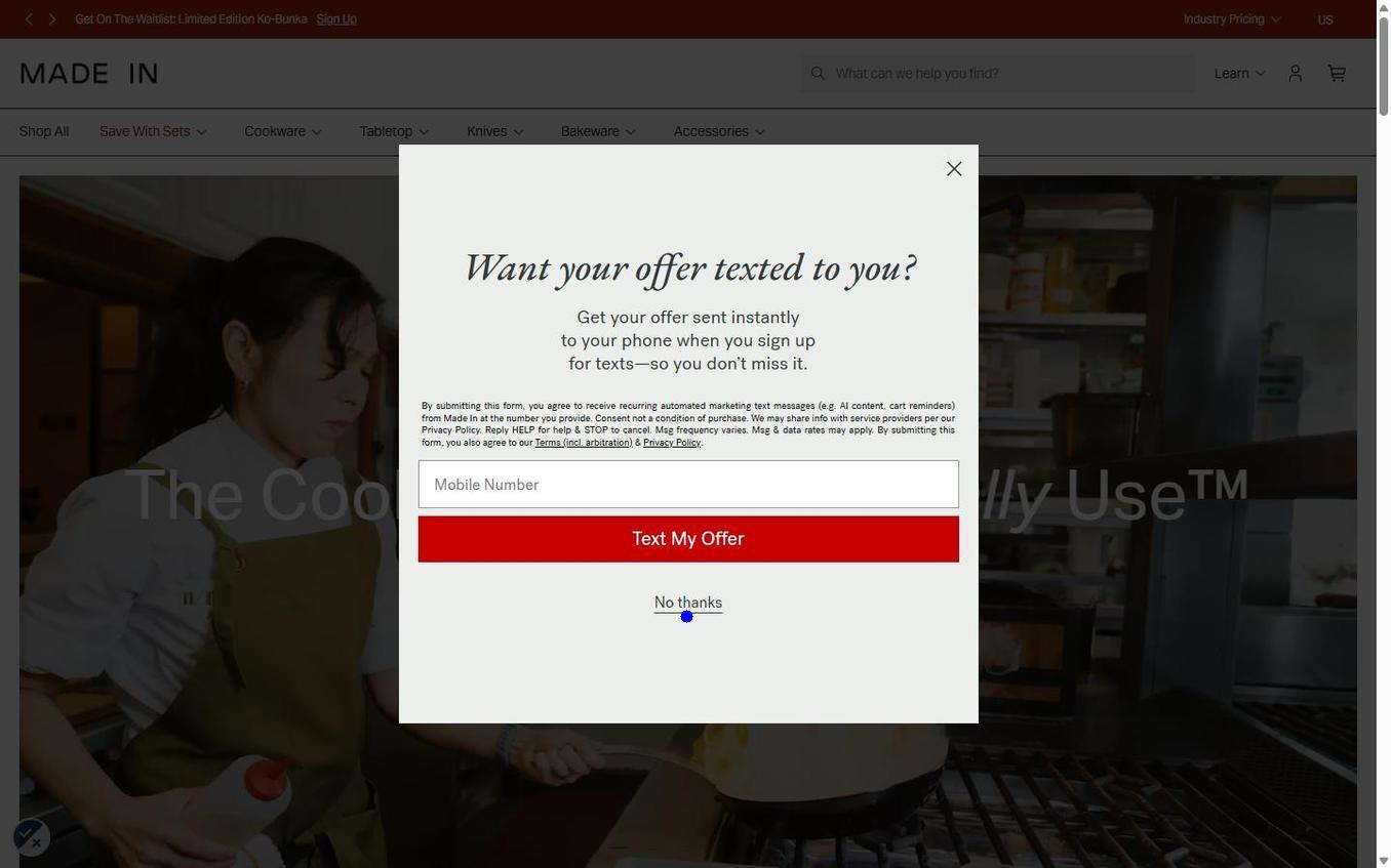 Made In Cookware - Sms Step