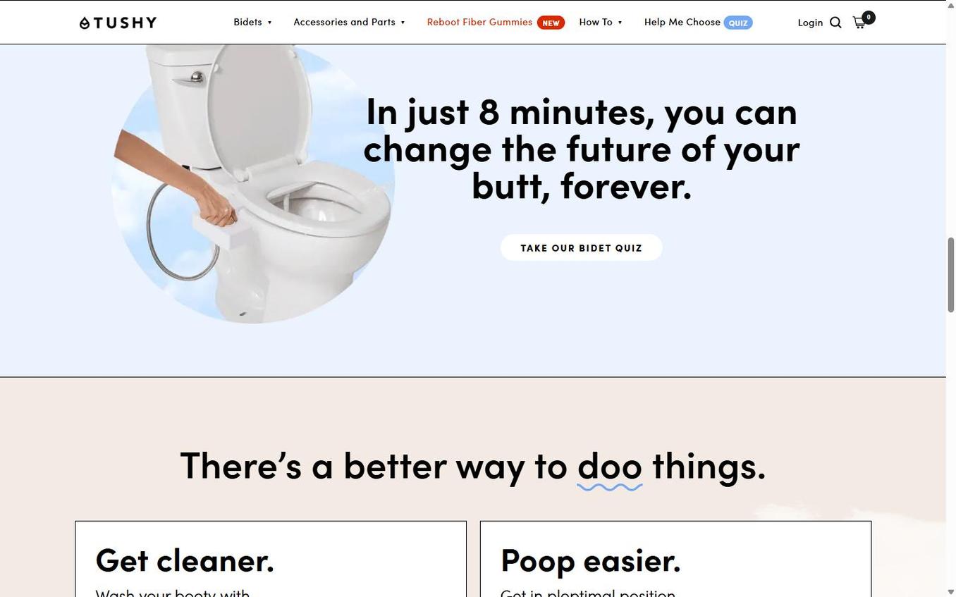 TUSHY - Scrolled 50 Percent