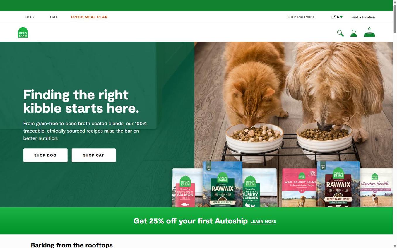 Open Farm - Homepage