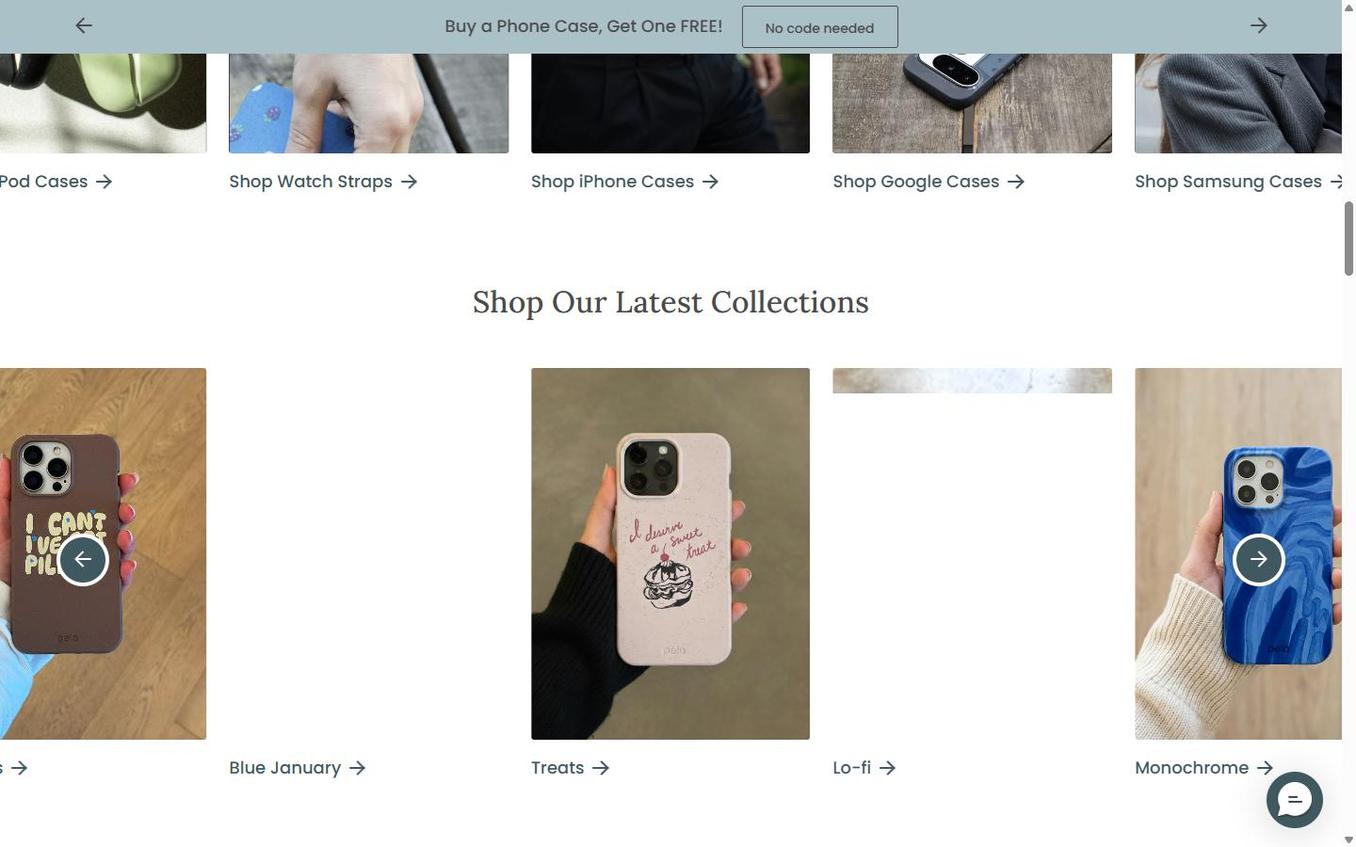 Pela - Page Scrolled 50 Percent