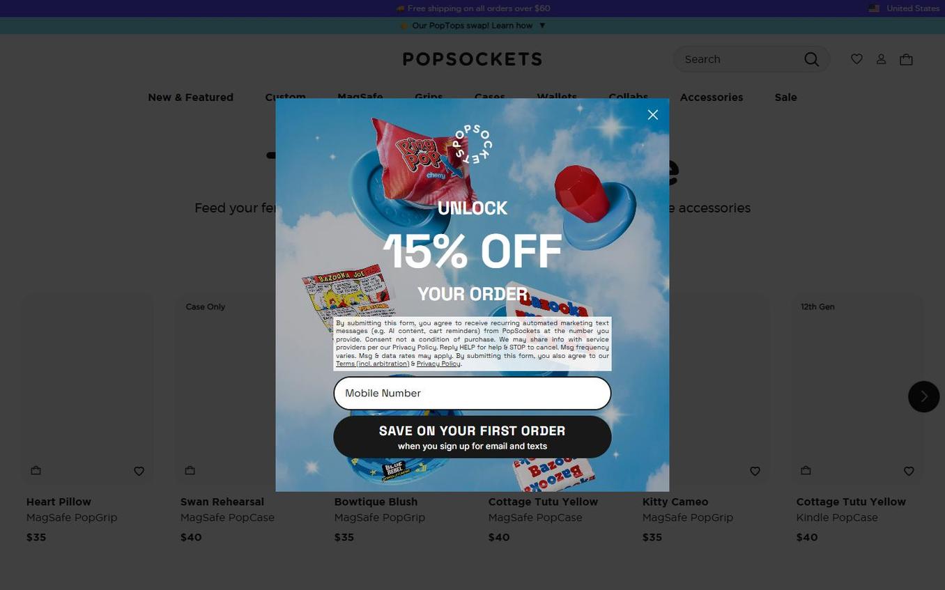 PopSockets - Popup Phone Step Before