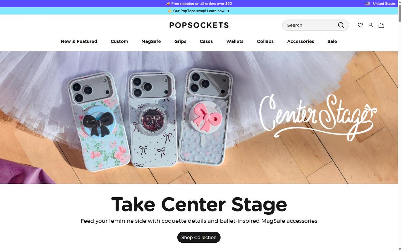PopSockets - Page After Popup Closed